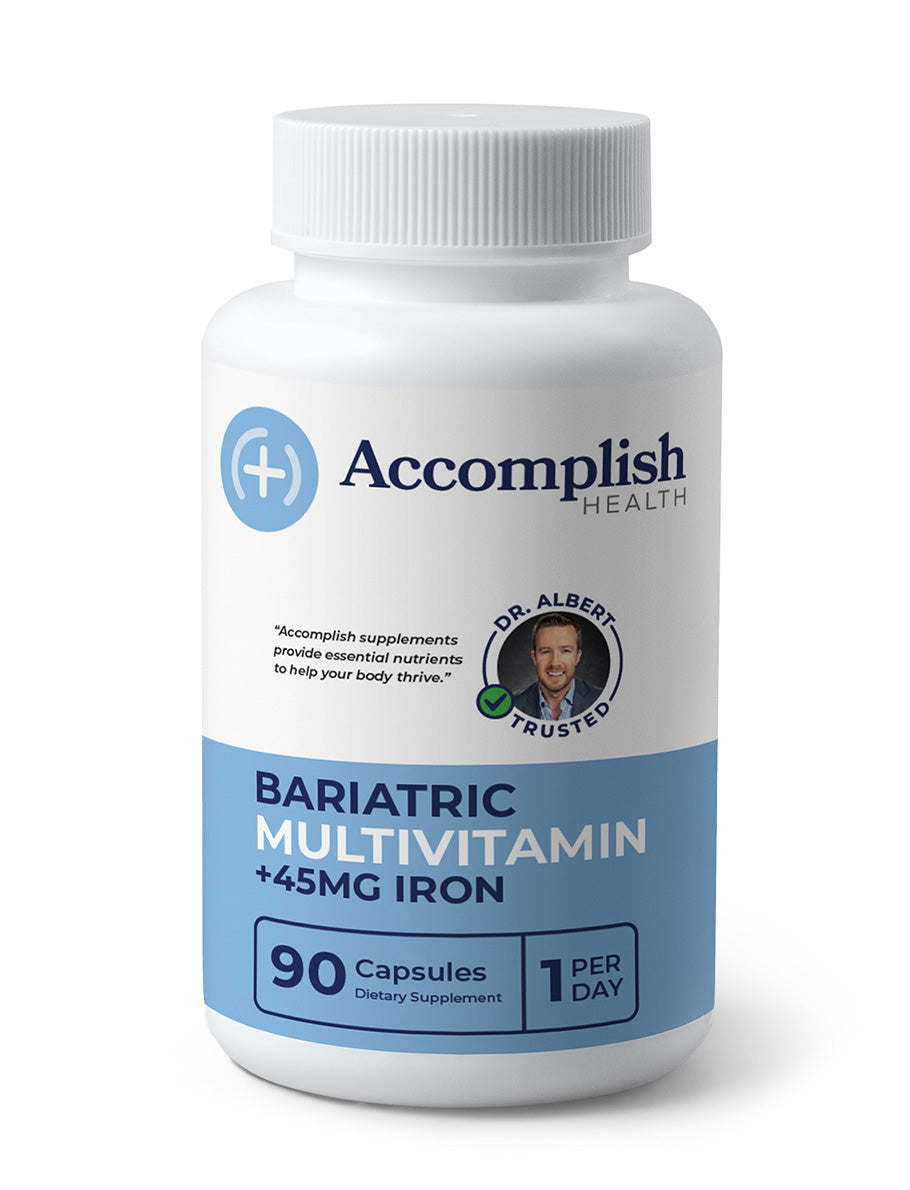 Bariatric Multivitamin | 45 mg Iron | Capsule | 90 Count